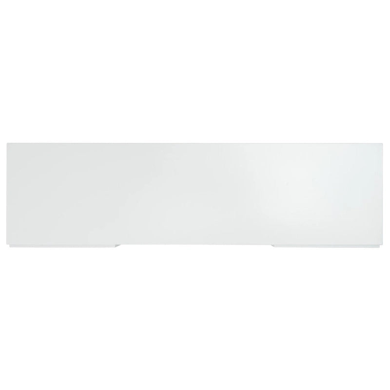 Meuble TV 54 pouces, 2 portes en rotin, 2 étagères, style côtier, noir/blanc/noyer/naturel, 1 unité
